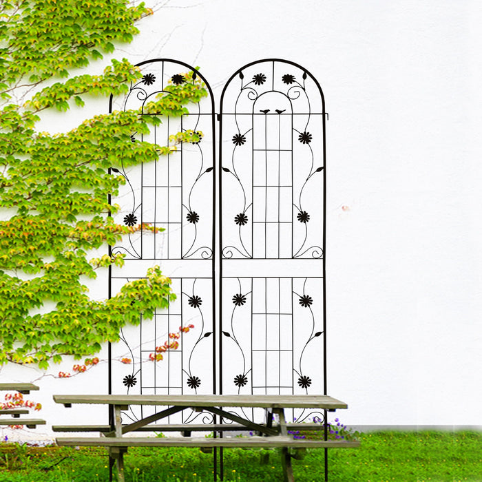 Metal Garden Trellis Rustproof Trellis For Climbing Plant Outdoor Flower Support