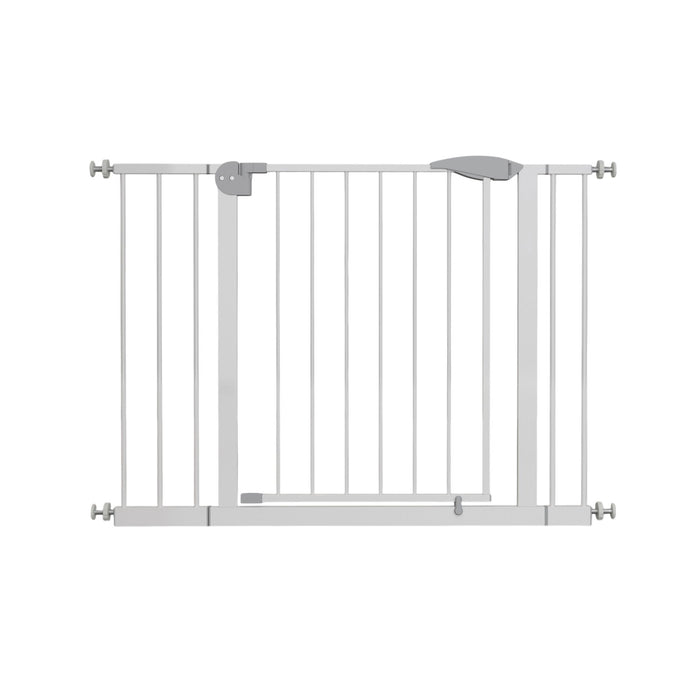 Pressure Mounted Baby Gate For Stairs - White