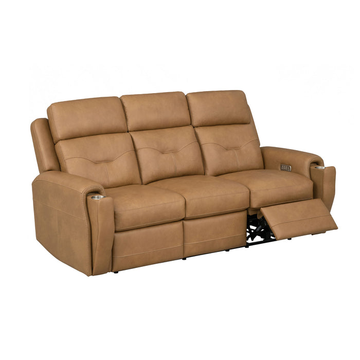 Felix - Power Reclining Sofa With Power Headrest, Lumbar, Heat & Massage