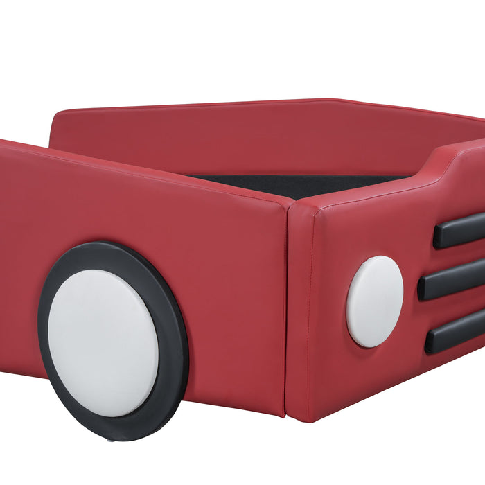 High Quality Race Car Shaped Platform Bed & Wheels
