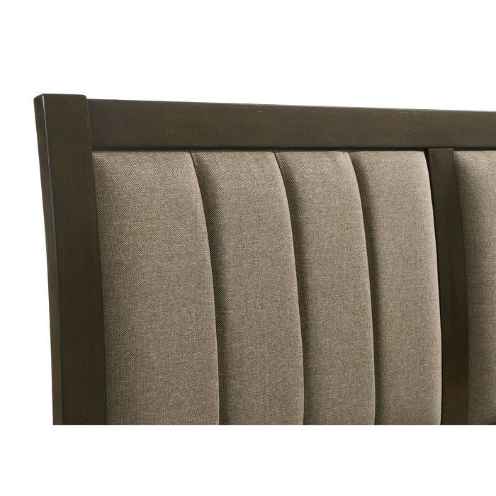 Clement - 4 Piece Queen Bedroom Set With Tufted Headboard - Dark Coffee