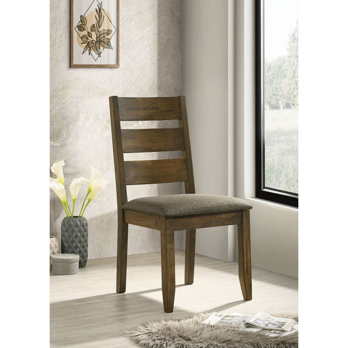 Ladderback Dining Chair (Set of 2) - Brown