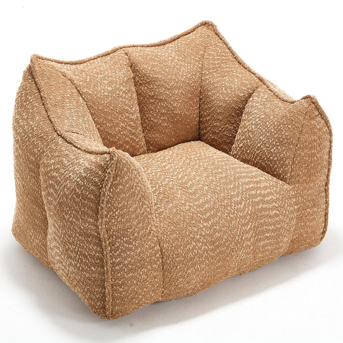 Comfortable Chenille Sofa Chairs With Highly Resilient Foam For Living Rooms And Bedrooms
