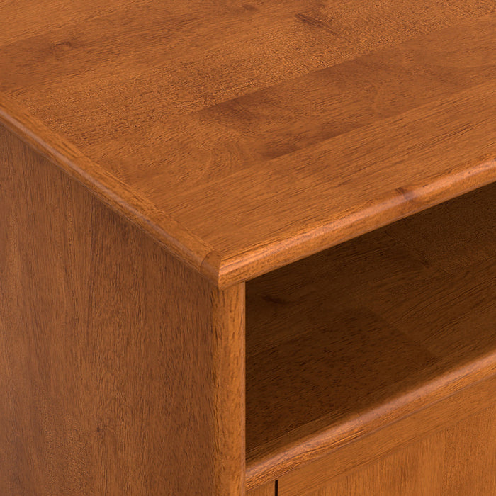 Draper - Handcrafted Mid Century Low TV Media Stand