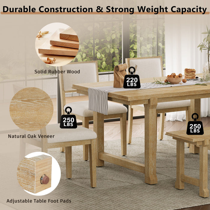 6 Piece Kitchen & Dining Room Furniture