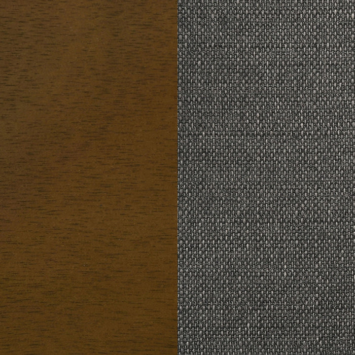 Upholstered Dining Bench - Brown / Gray