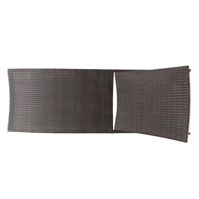 Kauai - Modern Style Wicker Chaise Lounge - Brown Multi