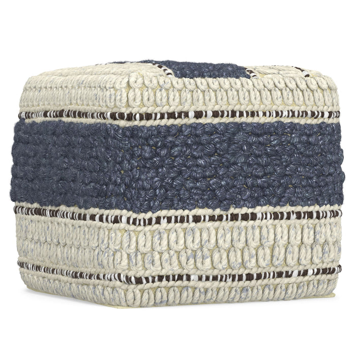 Grady - Handcrafted Square Pouf
