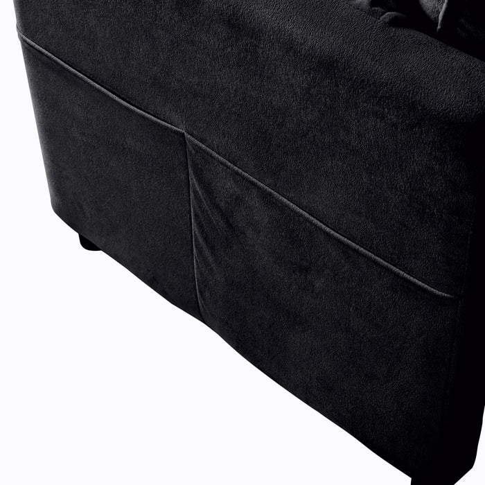 Modern Oversized Chenille Loveseat Sofa With Deep Seat And Diy Combination