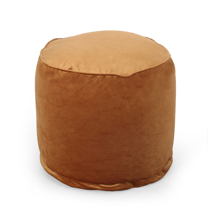 Shimon - Cylinder Pouf Ottoman And Floor Cushion