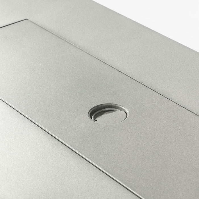 42" Propane Gas Fire Pit Table, 50000 Btu Rectangular Steel Fire Pit With Glass Wind Guard For Outside Patio Deck Garden Courtyard - Gray