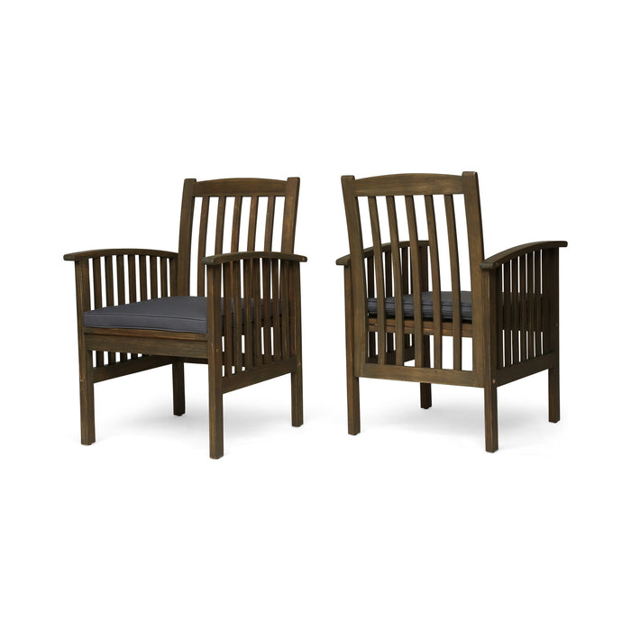 Casa - Acacia Dining Chair Set With Cushions,