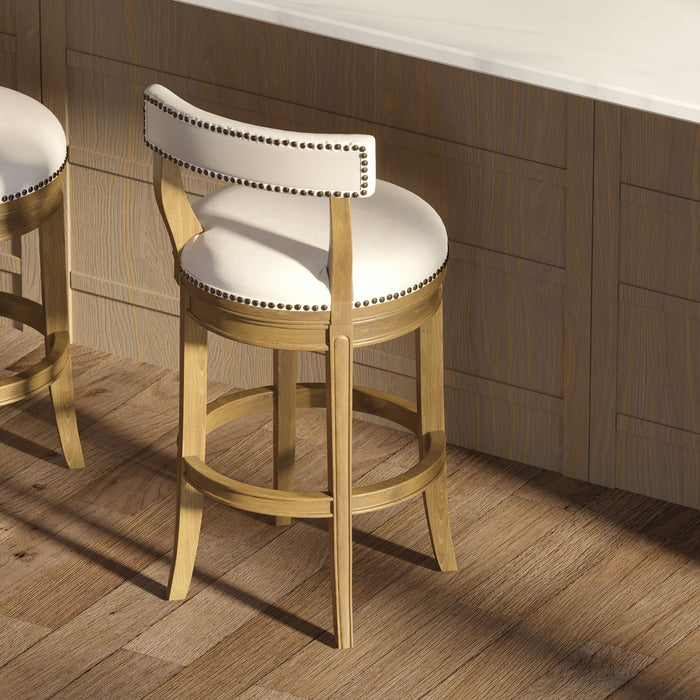 Stool & Upholstered Seat And Back