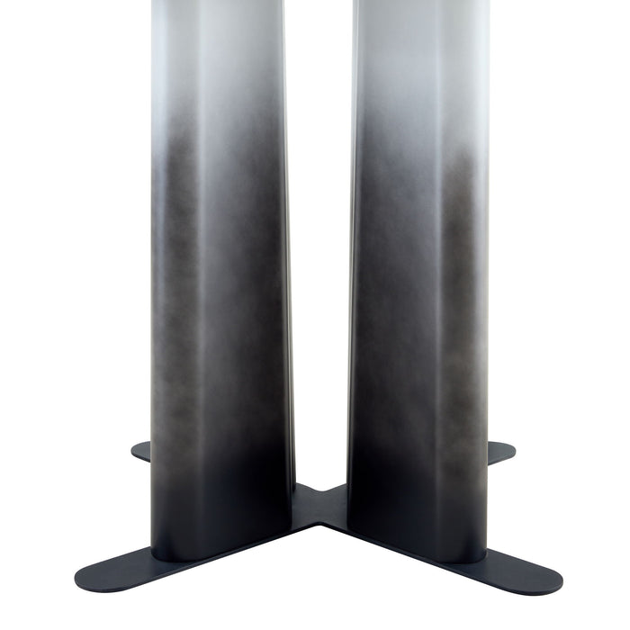 Round Dining Table With Cross Base, Modern Home Furniture