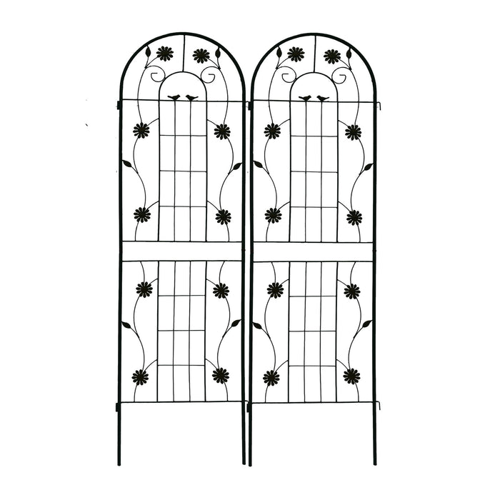 Metal Garden Trellis Rustproof Trellis For Climbing Plant Outdoor Flower Support