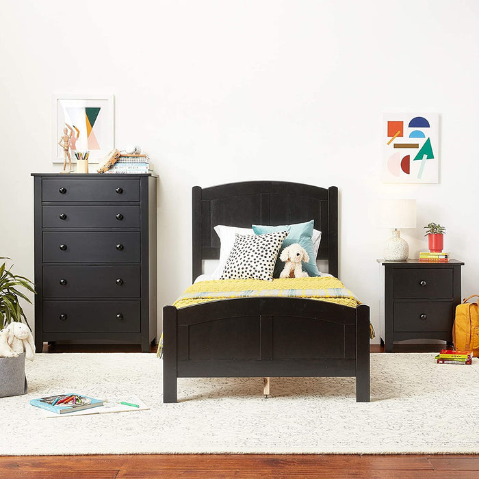 Carved Headboard Bed