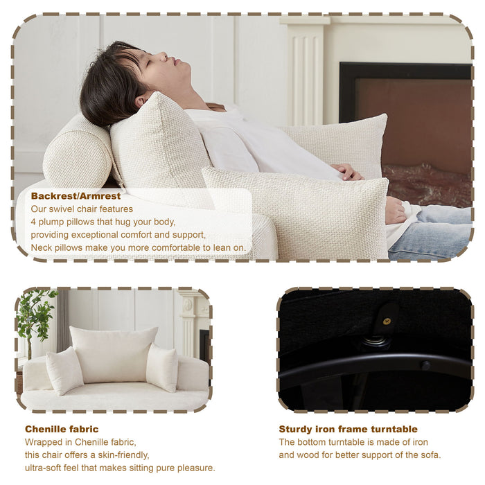 Single Sofa, Sleeper Chair For Living Room