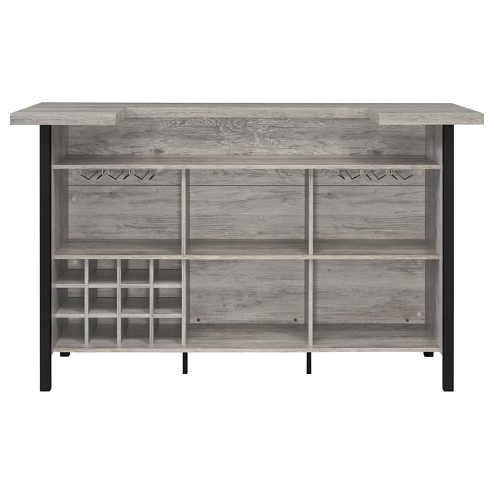 Menimen - Freestanding Bar Unit - Gray