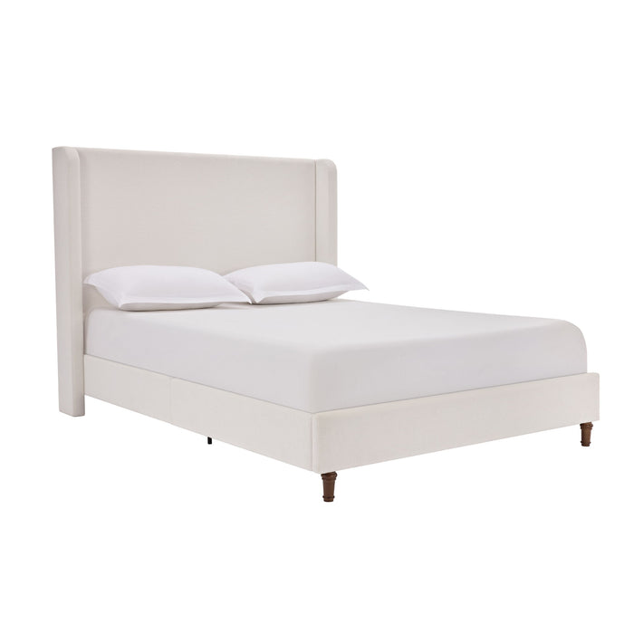 Harper - Tall Headboard Upholstered Bed / High Headboard / Elegant Simplicity / No Box Spring Needed