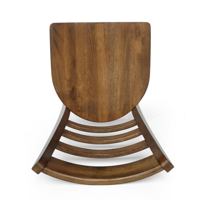 Farmhouse Style Dining Chair Set With Traditional Ladder Back Design