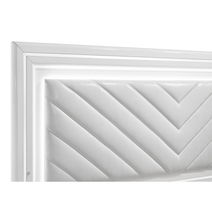 Buckley - Panel Bed With LED Trim