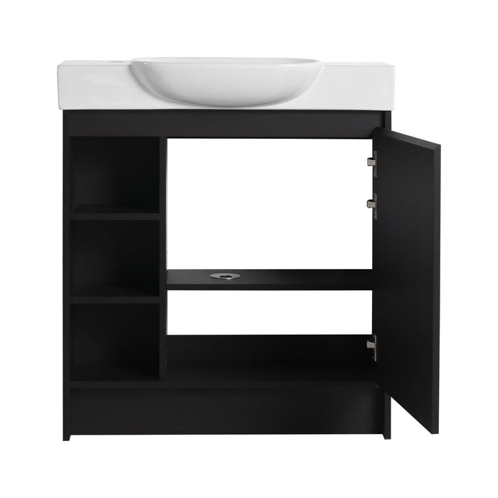 Freestanding Bathroom Vanity With Sink, Soft Close Door