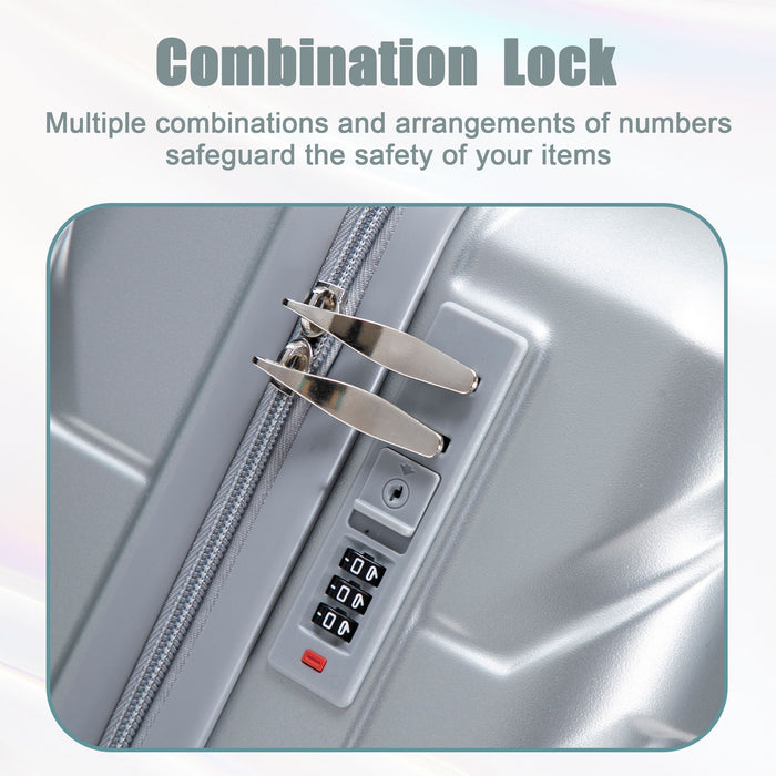 Spinner Luggage Set With Combination Lock