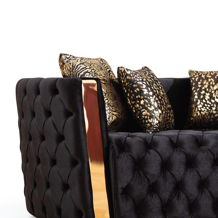 Naomi - Button Tufted Loveseat