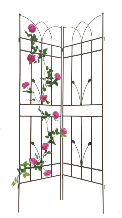 Metal Garden Trellis Rustproof For Climbing Plants Outdoor Flower Support