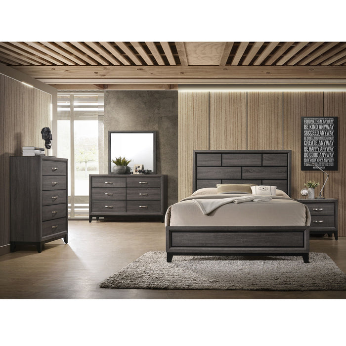 Contemporary 6 Drawer Dresser With Handles