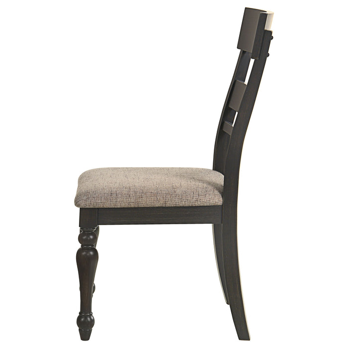 Kavita - Dining Side Chair (Set of 2) - Charcoal