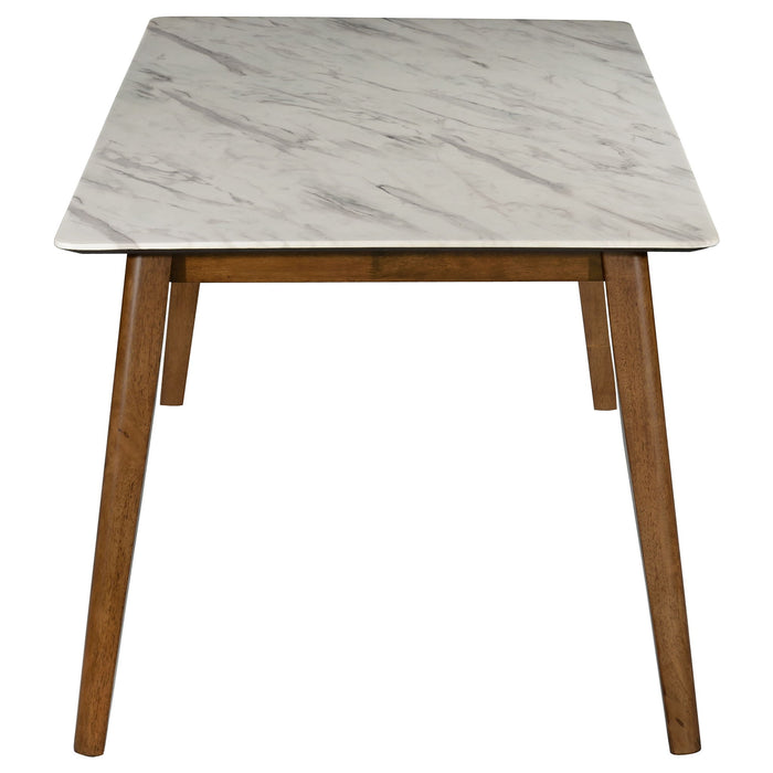 Tiburon - Dining Table - White Marble