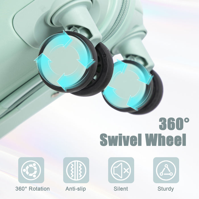 Spinner Luggage Set With Combination Lock