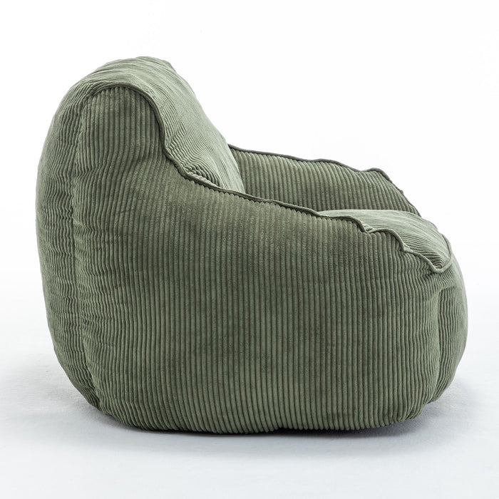 Comfy Bean Bag Chair With Filler, Fluffy And Cozy Seating
