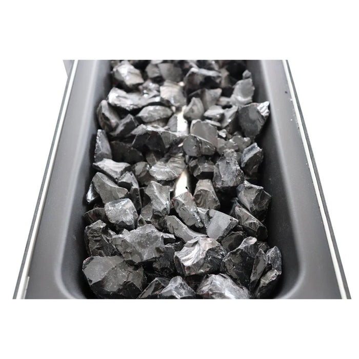 Outdoor 43" Rectangular Fire Pit Table With Adjustable Flame Control - White