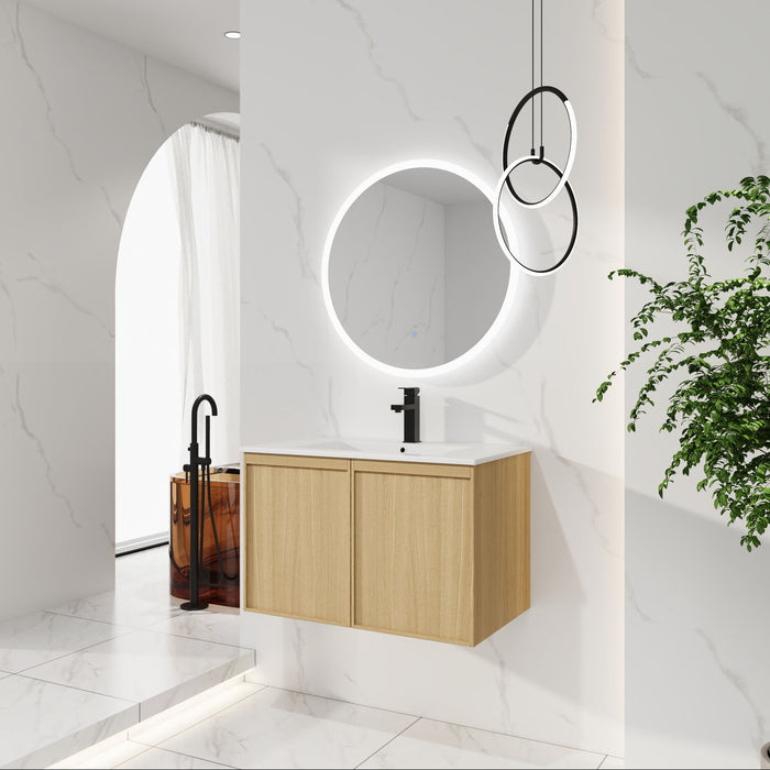 Floating Bathroom Vanity With Sink Combo