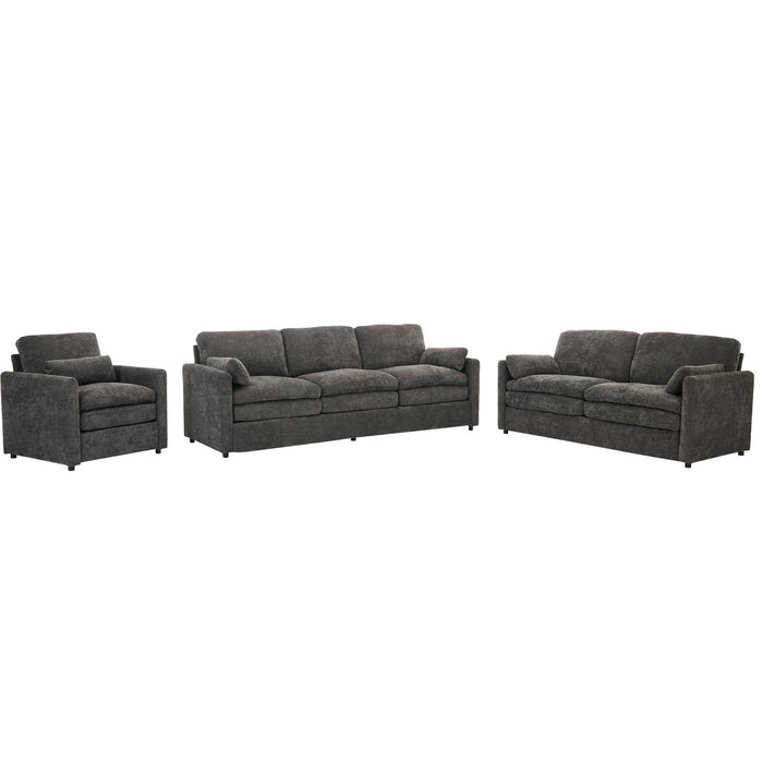 Cozy Upholstered Sofa Set For Living Room