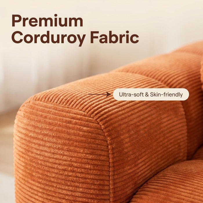 Extra Large Compression Sofa, Cloud Puff Couch For Living Room