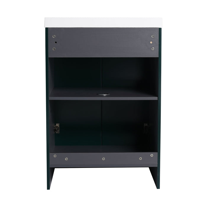 Modern Freestanding Bathroom Vanity With Soft Close Cabinet Doors