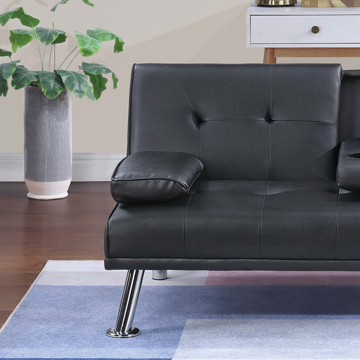 Adjustable Sofa With Fold Down Table And Cup Holders