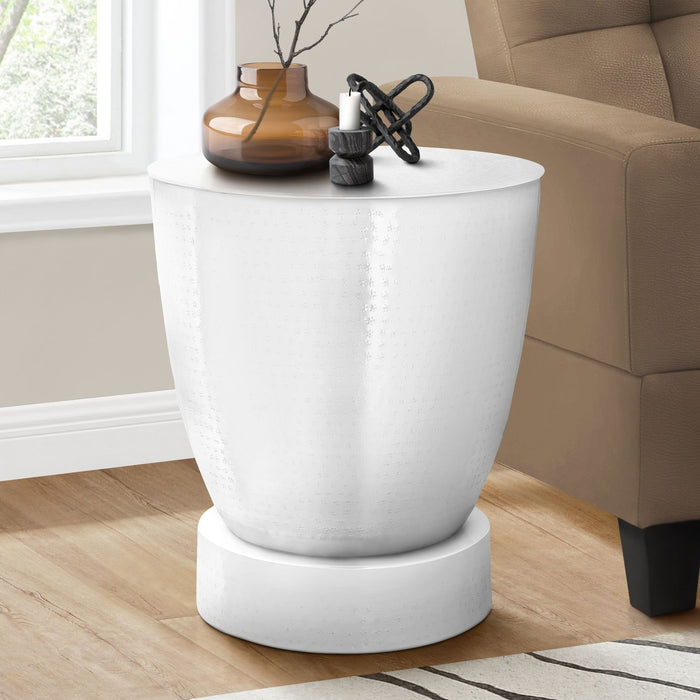 Drum Accent Side Table, Contemporary & Modern Design