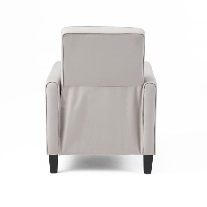 Upholstered Push Back Recliner Chair For Living Room