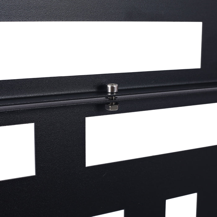 Decorative Freestanding Metal Privacy Screen For Indoor & Outdoor Use