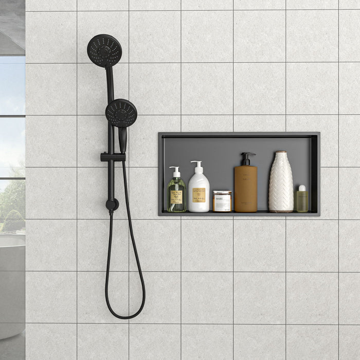 Stainless Steel Shower Niche With Seamless Design For Bathroom Storage