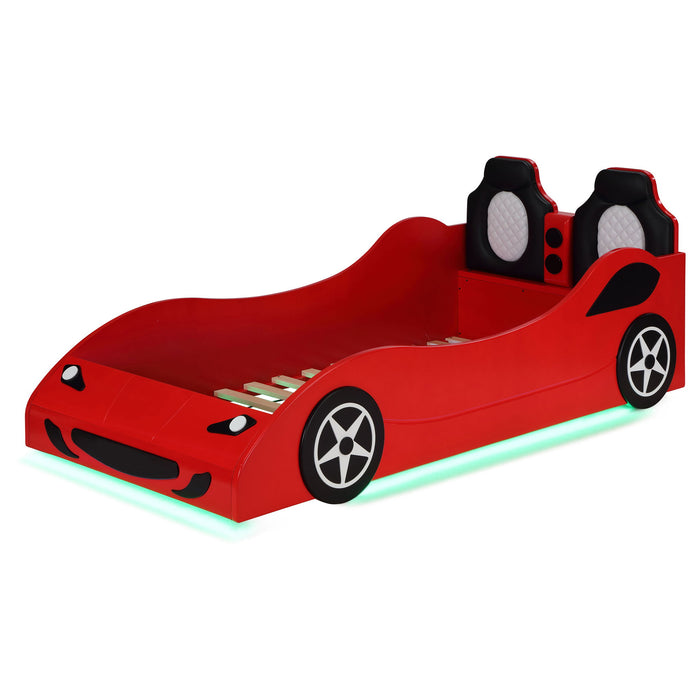 Solana - Race Car Bed With Underglow Lights