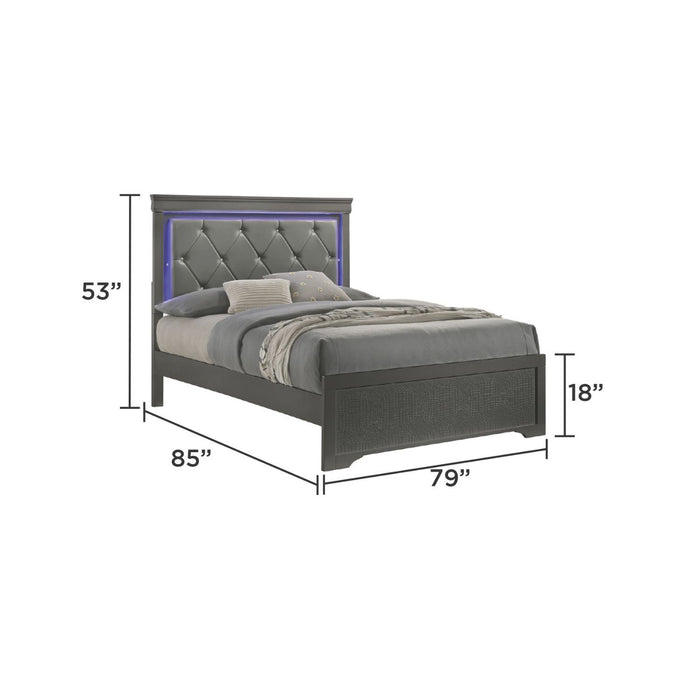 Blaze - Bed With LED Headboard