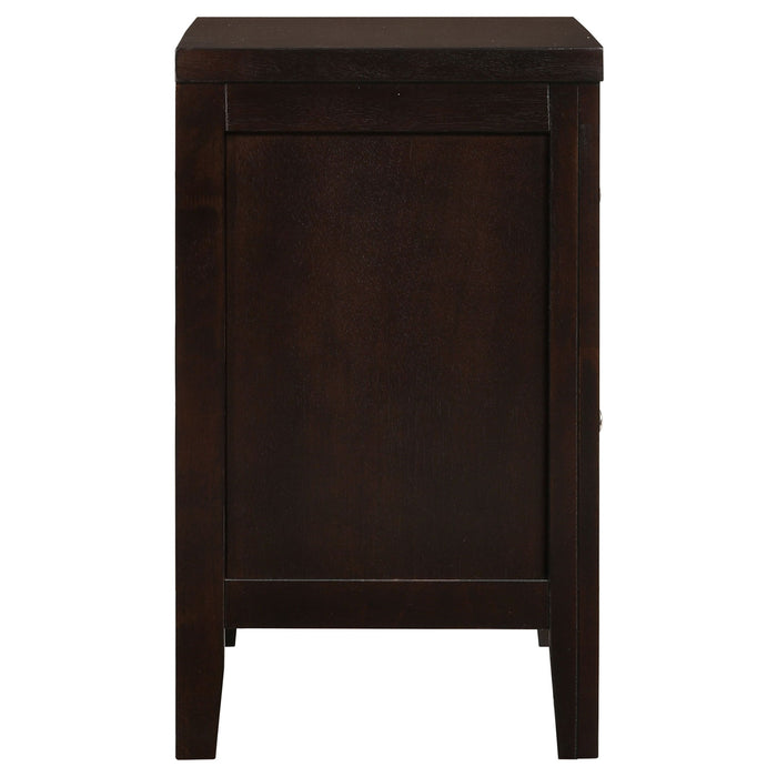 Garrett - 2 Drawer Nightstand - Cappuccino