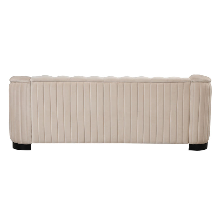 Sofa With Thick Removable Seat Cushion, 3 Seater