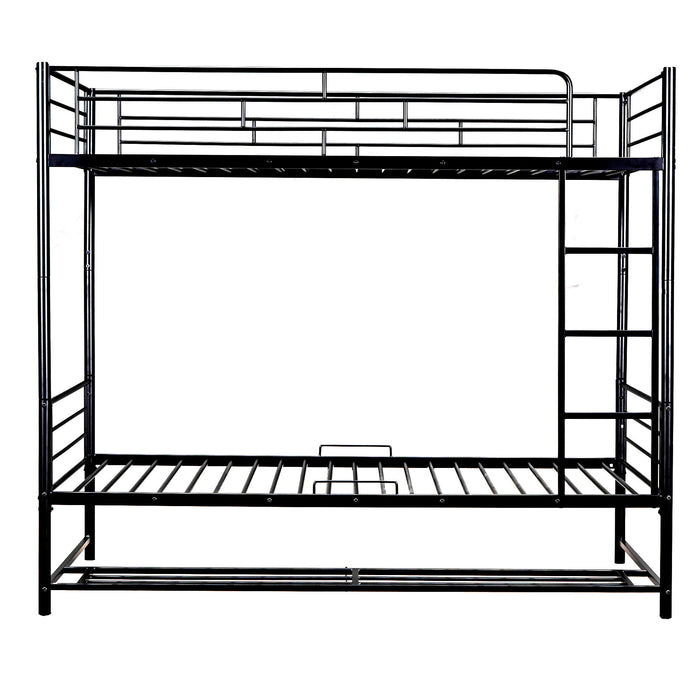 Metal Bunk Bed & Shelf And Guardrails