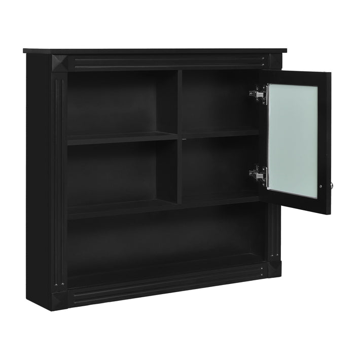 Wall-Mounted Bathroom Cabinet With Mirror And Adjustable Shelves